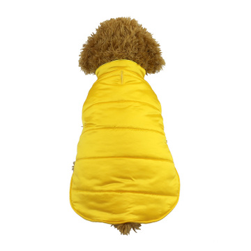 2021 Shinny Down Fabric thickened vest pet jacket